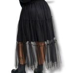 NWT Torrid Tiered Black Tulle Long Maxi Skirt Dress Size 3X Photo 2