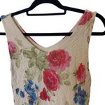 Tempo Paris Vintage Y2K  Floral Cotton Tiered Midi Dress Made in Italy Sz Medium Photo 3