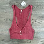 Free People The Vest of Us Crop Knit Sweater Vest - Photo 4