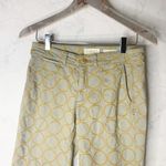 Anthropologie Relaxed Circle Embroidered Straight leg chino pants Photo 3