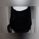 Sophia Michelle Medium Silk Halter Top Solid Black Burn Photo 8