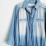 Anthropologie Etienne Marcel Washed Denim Long Sleeve Dress Photo 3