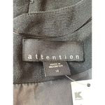 Attention Black Short Sleeve Light Gauzy Feel Skort Romper Size 12 NWT Photo 6