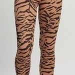 ALLFENIX Tiger Stripe 7/8 Leggings Size XS Brown Photo 0