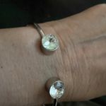 Amrita Singh  Casa Blanca Silver plated brass cuff with Austrian crystals. Photo 2