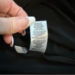 Calvin Klein Black Short Sleeve Layered Round Neck Loose Fit Blouse Sz Medium Photo 11