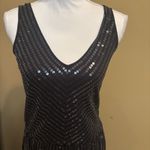 Garnet Hill  Womens Black  All Over Sequin Maxi Dress Size‎ XS Beach Wedding Photo 2