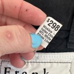 Frank & Eileen Wicklow Italian Chino White Cotton Raw Hem Straight NEW $298 sz 2 Photo 5