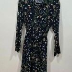J.Jill  navy blue floral dress  Size SP Photo 0