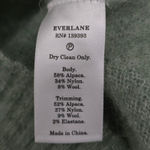Everlane Short Sleeve Fuzzy Knit Sweater Tee Light Green Size XS Alpaca Luxury Photo 6