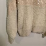 Lush Clothing Lush Holiday Hosting Sequin Stripe Sweater Ivory Photo 5