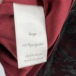 Altar'd State Altar’d State Burgundy Black Lace Overlay Draco Dress Size Large New Photo 6