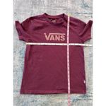 Vans  Maroon Short Sleeve Crewneck Tee Women's XS Photo 4