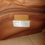 ASOS Vintage Tan Leather Crossbody Bag With Adjustable Strap Zipper Pocket India Photo 4