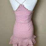 Hello Molly  Blush Pink Ruffle Mini Dress Size XS Photo 6