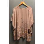 Maurice's Women's  Floral Kimono One Size Brown Multi Photo 3