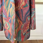 Vintage 90s Marshall Rousso Las Vegas Bold Pattern Oversize Blazer L Red Size L Photo 3