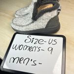 Hey Dude  Denny Cozy Lined Booties Slippers Gray White Tweed Women's US 9 EU 40 Photo 8