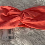 Lululemon NWT  Ribbed Nulu Twist-Front Headband One‎ Size Raspberry Cream NEW Photo 0