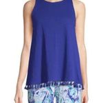 Lilly Pulitzer NWT Rexie Top in Twilight Blue Sz M Photo 0