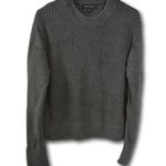 Banana Republic  Women’s Sweater XL Gray Chunky Knit Ribbed Pullover Cotton Blend Photo 0