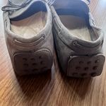 Tan Suede Loafers with Bow Detail Size 6.5 Photo 3