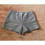 New York & Company Gray Metallic Dress Shorts Women’s Sz 6 Cuffed Lined Photo 0