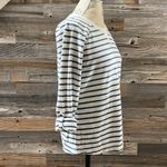 L.L.Bean Blue & White Striped long sleeves Top Size Small Photo 3