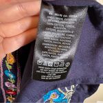 Maeve  Anthropologie Blue Floral Embroidered Mini Shift Dress Womens 2 Sleeveless Photo 8