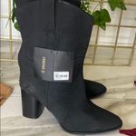 Forever 21 Black Heeled Boots Photo 0