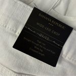 Banana Republic Wide-Leg Crop Jeans White High Rise NWT Size 12 Photo 6