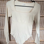 NWOT OQQ cream bodysuit Size M Photo 0