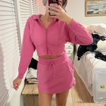 Joy Lab Two Piece Skirt And Jacket Set Photo 0