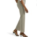 Lee Women's Straight Leg Pants Mushroom Tan Green 8 Medium Photo 6