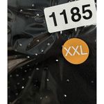 George Women's Rhinestones Pullover Black Sweatshirt Sz‎ 2X Formal Office Work Size XXL Photo 3