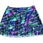 Tzu Tzu Skort Colorful Athletic Golf Womens Medium Ruffle Blue Photo 1