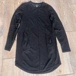 Athleta  Black Long Sleeve Dress Photo 3