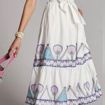 Anthropologie  MAGDA EMBROIDERED MIDI SKIRT Photo 1