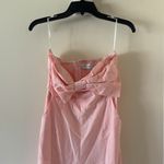 Petal and Pup  Poppy Bow Detail Strapless Cotton Blend Jumpsuit, Size Small, $89 Photo 7