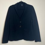 Talbots Pure Merino Wool Black Blazer Jacket Size L Photo 0