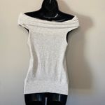 Cupcakes and Cashmere  Grey Cowl Neck Tank Top Size Medium Photo 4