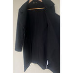 Liu Jo Milano Black Wool Blend Double Breasted Coat Women’s 44 L Classic Italy Size L Photo 5