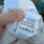 Cuyana White Cotton Blend Button Down Tunic Blouse Photo 3