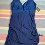 Blooming Jelly  Swimdress - Navy Blue - Size Medium Photo 0