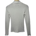 Abercrombie & Fitch  White Ribbed Knit Long Sleeve Turtleneck Sweater Top Size XS Photo 1
