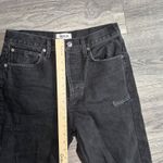 AGOLDE  Women Black High 90's Fit Rise Straight Leg Distressed Jeans Size 27 0375 Photo 7