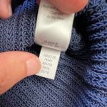 Athleta Women's Sweater 2XS XXS Navy Pullover V Neck Cotton Blend Long Sleeve Photo 4