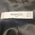 Mango Suit Women's Black Flared Long Sleeve Notch Lapel Blazer Coat Jacket Sz M Photo 4