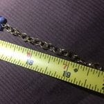 Women's Gold Tone And Blue Bead Necklace A V Max a.v. Max Photo 1