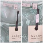 Hinge Lace Mesh Cold Shoulder Tank Top Spaghetti Strap Mint Green Medium New Photo 4